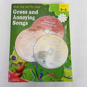 Gross and Annoying Songs :Grades 2-4 by Ken Carder (2006, Trade Paperback) 3 CDs